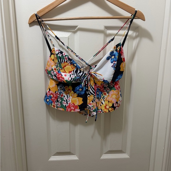 Superdown Floral and Zebra Print Camisole - Picture 2 of 3
